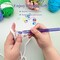 12mm Large Crochet Hook for Chunky Yarn – Ergonomic Crochet Needle for Arthritic Hands – Large Plastic Crystal Smooth Hook for Super Bulky Yarn, Blankets & Rugs – High-Visibility DIY Crafting Tool